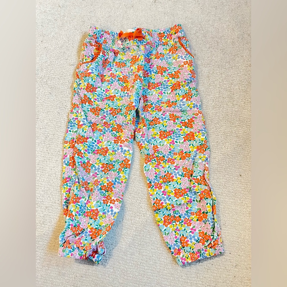 MINI BODEN FLOWER PANTS Size 5y